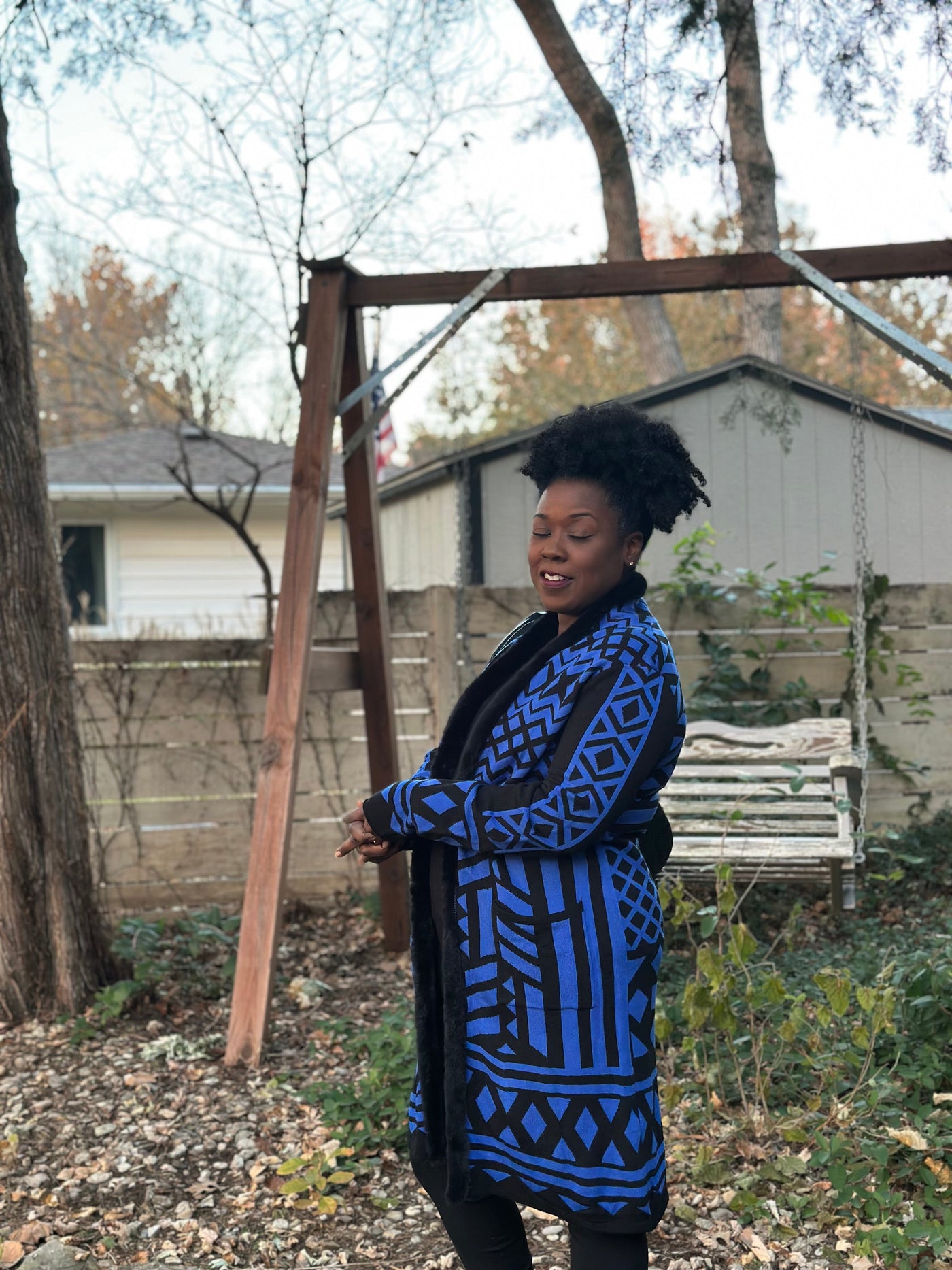 Royal Blue Cardigan Sweater B. Royal Boutique