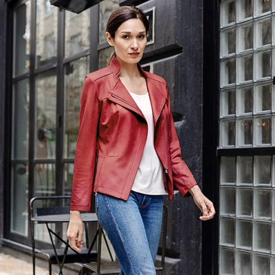 Ruby Red - Liquid Leather™ Jacket