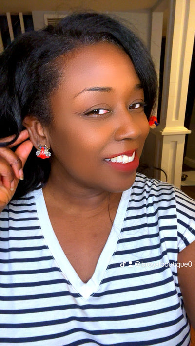 Monica Earrings - Ladybug Eye Candy Los Angeles