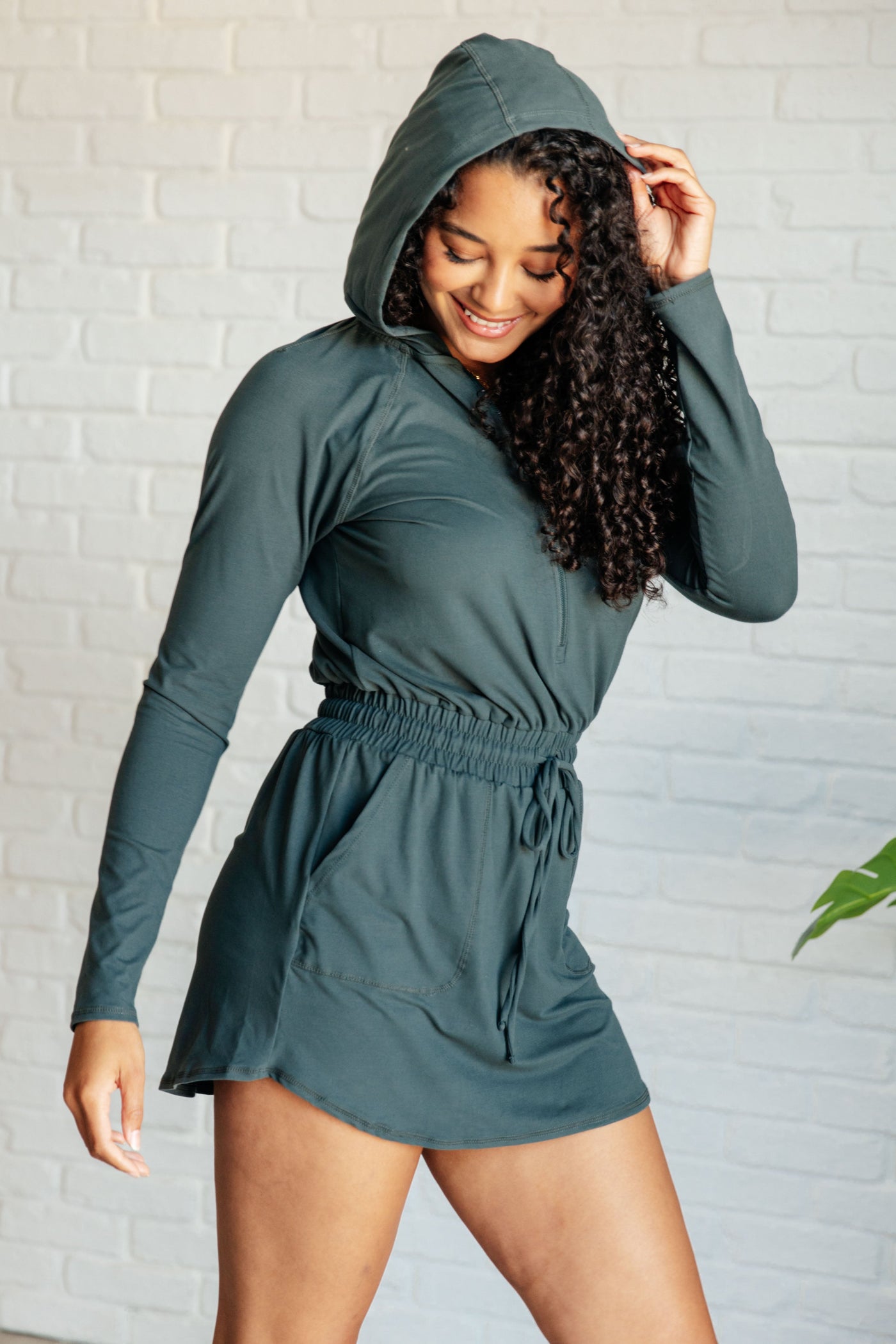 Shanie Hoodie Romper