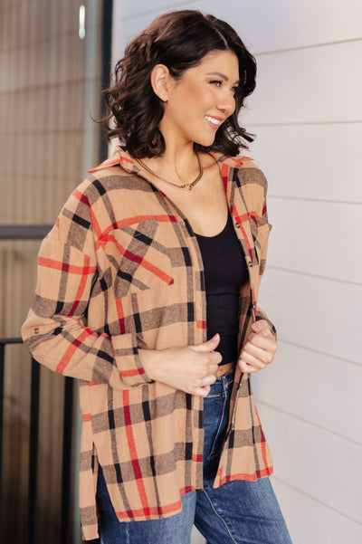 Oversized Plaid Button Up