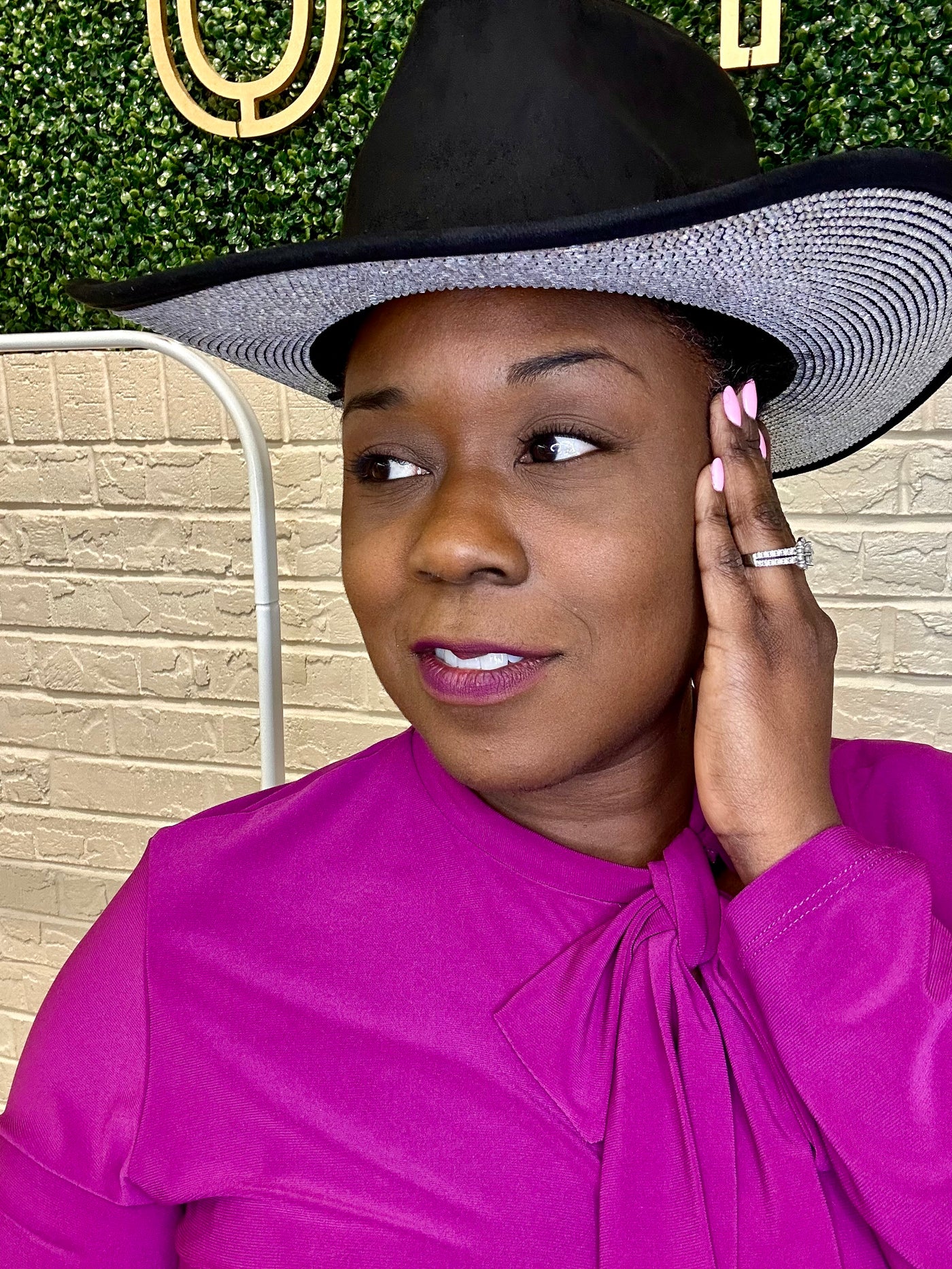 Rhinestone Studded Cowboy Hat 