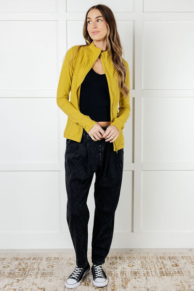 Sportswear Jacket in Yellow Pear