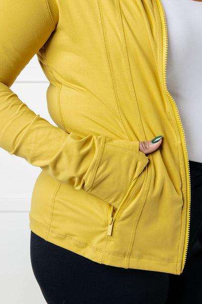 Sportswear Jacket in Yellow Pear