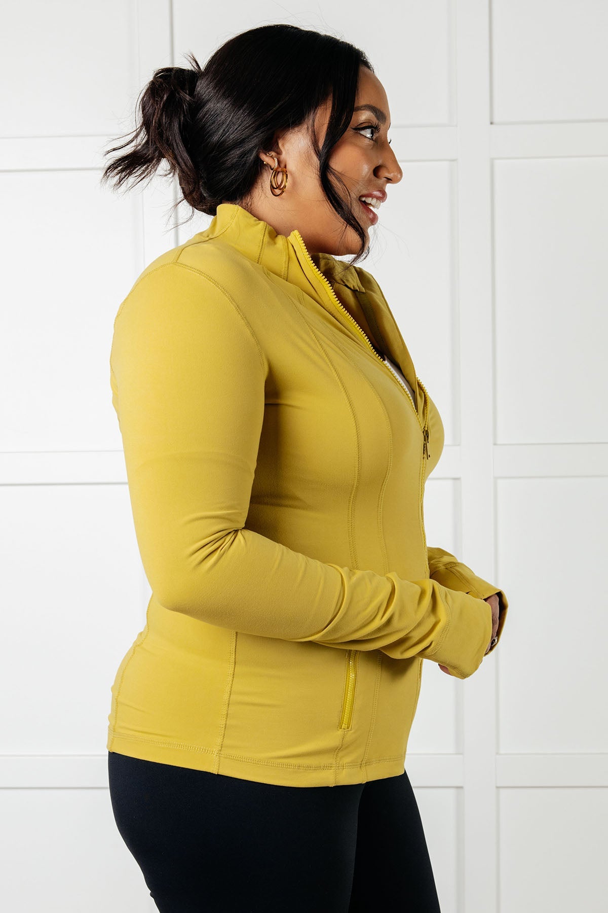 Sportswear Jacket in Yellow Pear