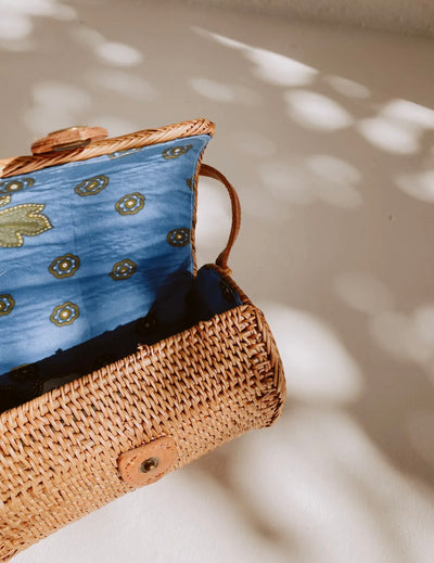 Batik Rattan Bag - B. Royal Boutique