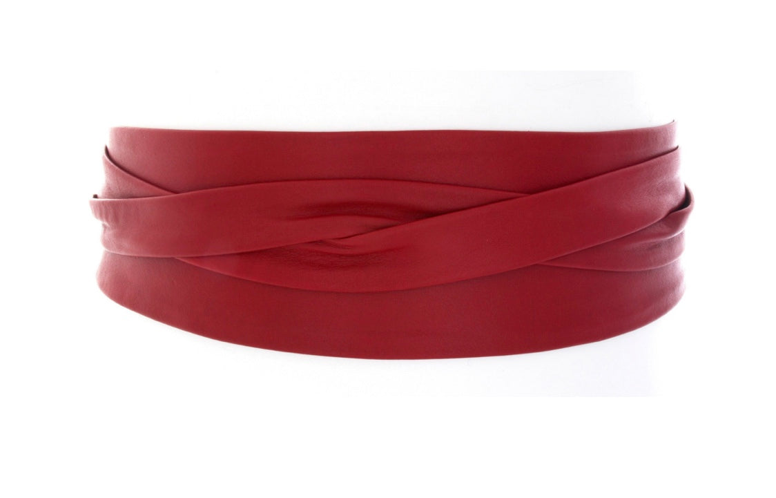 Yummy Genuine Leather Wrap Belt (Size 0-22) - B. Royal Boutique